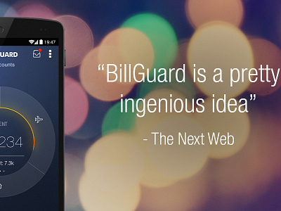 Facebook Banner Ad ab testing android billguard design money personal finance