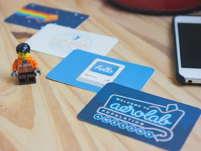 Business cards business cards desk lego photo print stationary