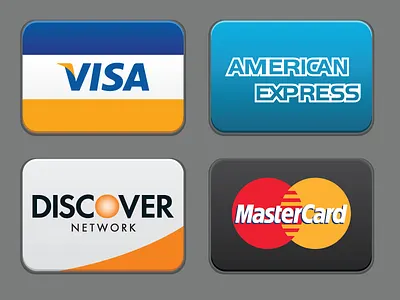 Credit Cards (SVG) american express amex credit cards discover card icons master card visa