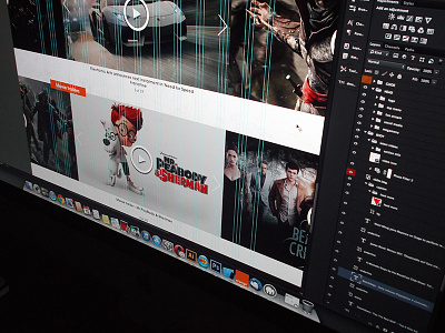 video portal page teaser design mac magazine photoshop theme ui user interface ux web website