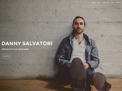 Portfolio - Landing Page homepage landing page portfolio web website