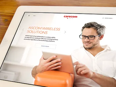 Сarecom adaptive clean healthcare icons light minimal minimalistic mobile responsive tablet web website
