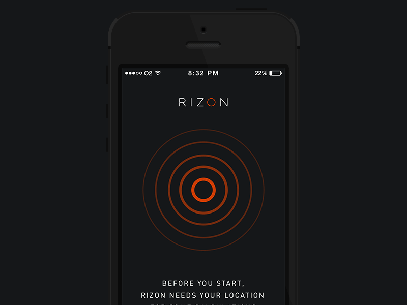 Rizon Location animation animation app design ios rizon ui
