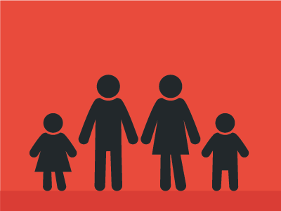 Family Icons adults children family icon illustration people person silhouette simple vector