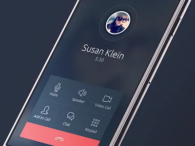 Talker Calling Screen (WIP) app call caller calling chat dial ios messenger talk ui voice voip