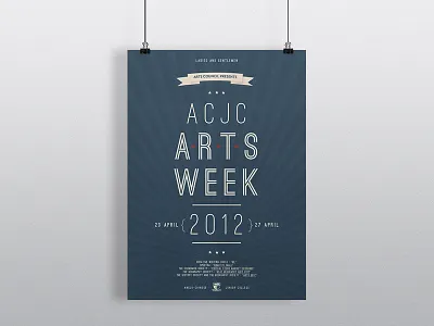 Arts Week Event Poster carnival event events graphic design poster print retro typography vintage