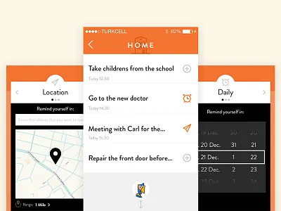 To Do List app ios app reminder simple task to do ui