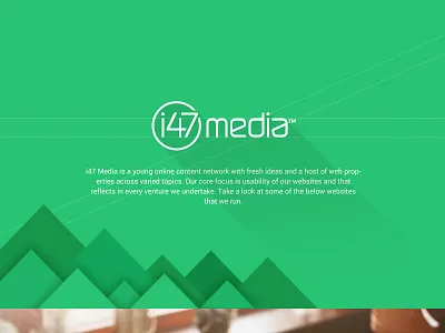 i47media Branding branding design green design i47media logo mockup