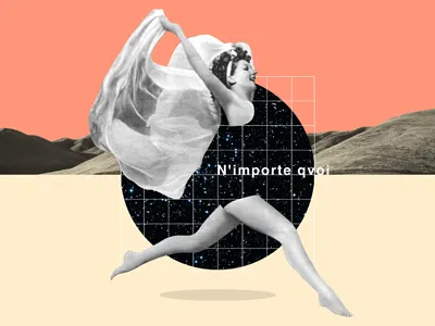 Whatever collage illustration whatever