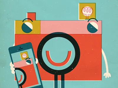 Selfie-Absorbed illustration