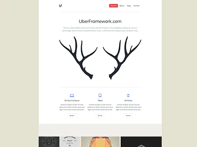 UberFramework Shot 3 template theme wordpress