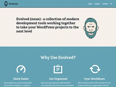 Evolved Landing evolved home page landing site