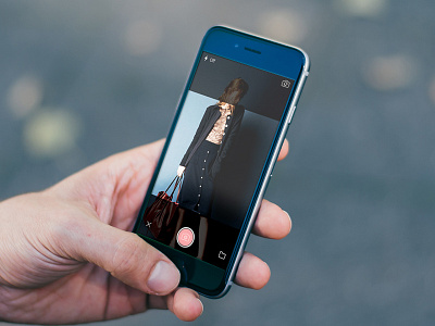 iPhone Camera View camera dark fashion flash icons iphone photo ui