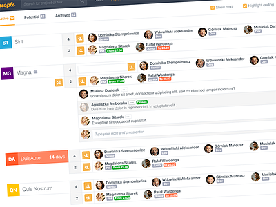 People App - projects rails web