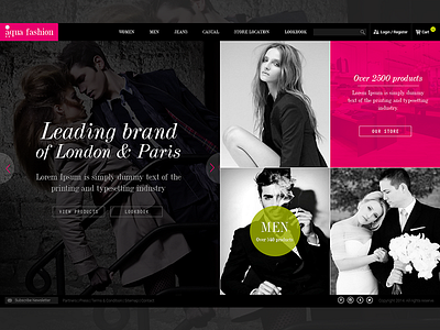Fashion Website away bootstrap fashion give minimalist website