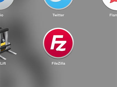 Filezilla Yosemite Icon filezilla icns icon yosemite
