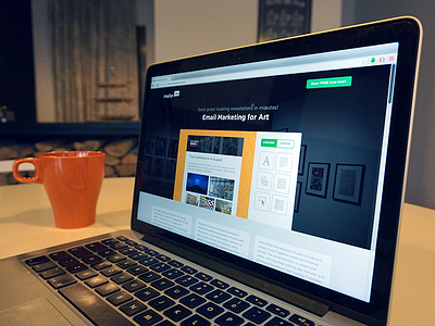 MailerLite landing page design email landing mailerlite marketing page web