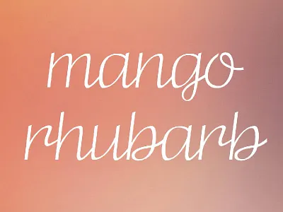 Fluxy Script - Food fluxy font font design hand lettering lettering script typeface typeface design