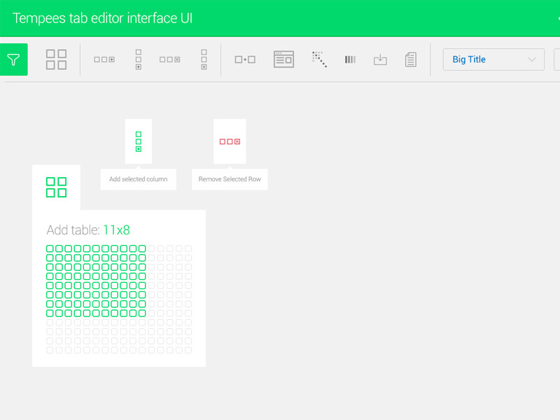 Freebie: UI Tab Editor by Fuxxo Works on Dribbble