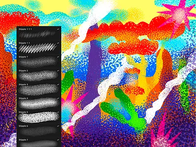 Stipple Grain Procreate Brushes, Procreate Brush, Grain Texture agency app behance brand identity branding branding agency design graphic design graphics illustration logo logo design logofolio packaging packaging design stationery typography ui ux vector