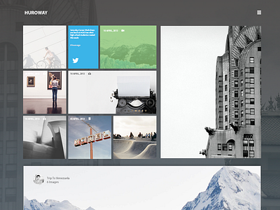 Huroway Blog Style blog blog design design ui web webdesign