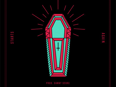 Jez Dior Single Artwork coffin ep halloween hip hop illustration jez dior mixtape music rap