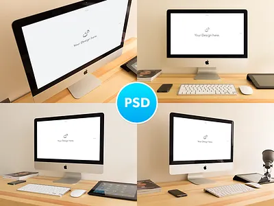 iMac Mockups device imac mockup psd