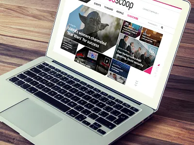 FS Homepage design editorial government grid homepage media news web website