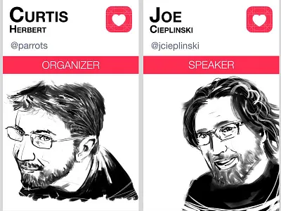 CocoaLove Badges badge conference face ios mac sketch