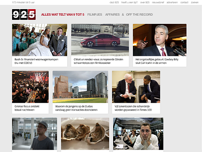 925.nl art direction finance frontend media ui ux vice web webdesign