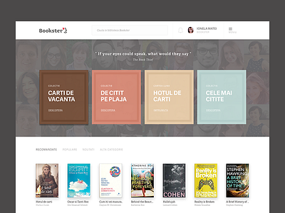 Homepage remake v1 books homepage ui