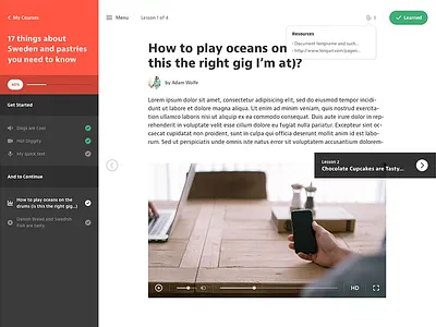 Lesson View icon icons product simple ui web website
