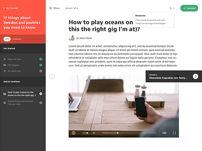 Lesson View icon icons product simple ui web website