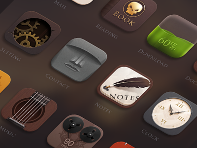 Magic Castle app calculator calender camera email file icon music notes phone theme video