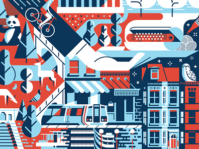 D.C. city dc design foggy bottom half smoke illustration justin tran metro mumbo sauce snowy owl washington watergate