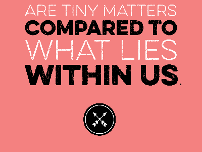 What Lies design graphic design print type typography