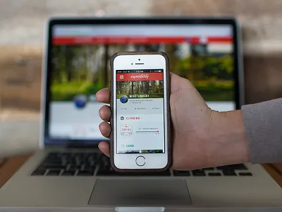 It's Responsive! mobile phone profile responsive ui ux web design