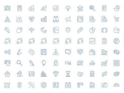 250+ Outline Finance Vector Icons banking finance financial icons line icons money icons outline icons photoshop shapes stroke icons vector icons web application icons web iconic font