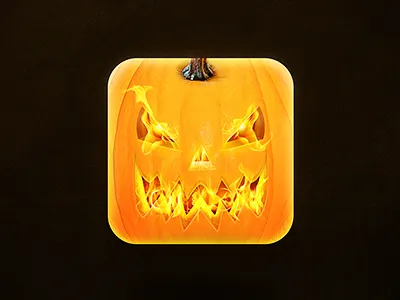 Happy Halloween - icon halloween icon orange pumpkin