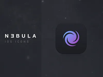 Nebula iOS icon app dark experience icon interface ios ndc2014 ui user ux