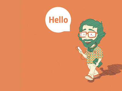 Small character portfolio - Jonny character illustration photoshop simple wacom