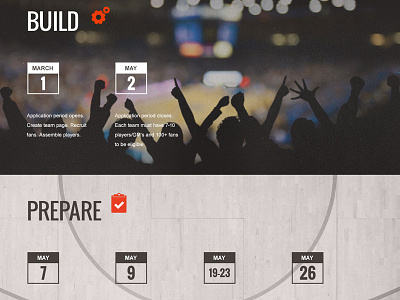 TBT About Page basketball fantasy sports sports web design website