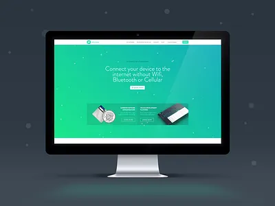 New Helium Site 802.15.4 home homepage iot landing mac mockup radio screen website