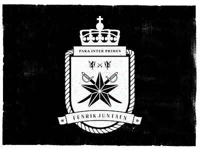 Fenrikjuntaen army badge decoration lion swords