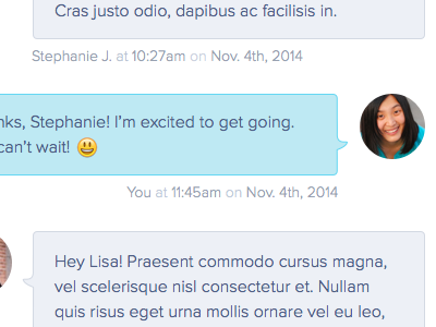 Chat chat emoji emoticon messages ui uifaces ux
