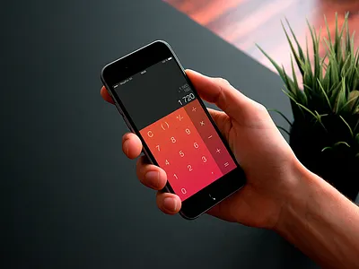 Calculator App redesign app appple ios ios8 iphone iphone6 redesign
