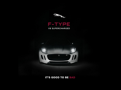 Jaguar F-Type App app design digital art follow jaguar like