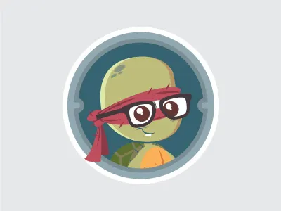 TMNT Stickers character design illustration ninja turtles stickers tmnt vector