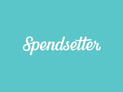 Spendsetter Logotype custom lettering logo logotype type typography