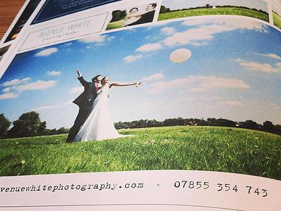 Avenue White Photography print design branding logo design photography print design texture wedding